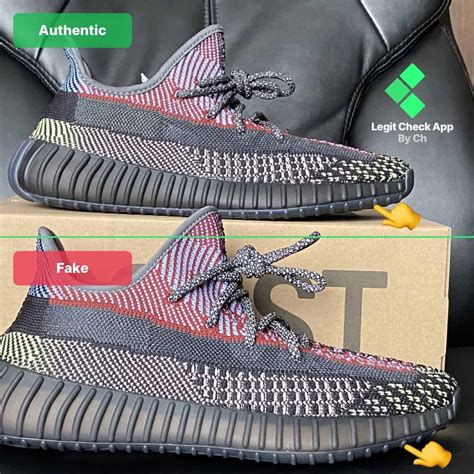 yeezy yecheil real vs fake